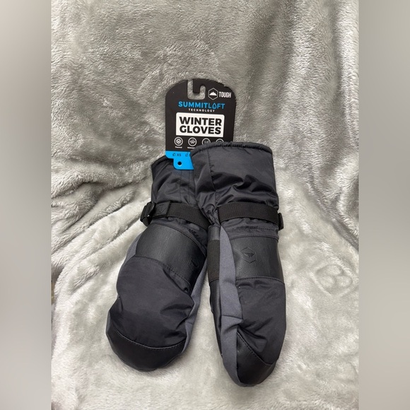 Summit Loft Winter Ski Mittens, Men's XS/S, Black,Waterproof, New - Picture 7 of 8
